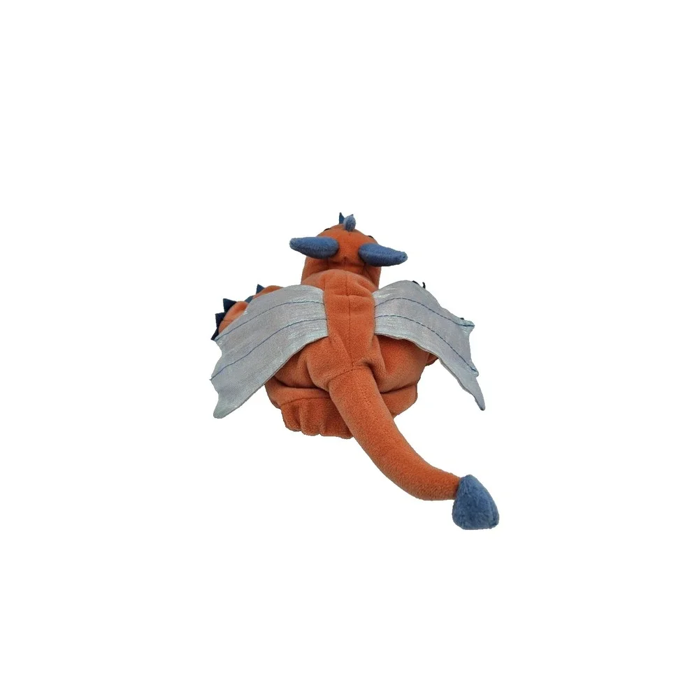 Caltoy Orange Blue Dragon Plush Hand‎ Puppet 12